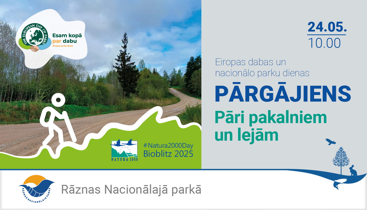 Pārgājiens Pāri pakalniem un lejām