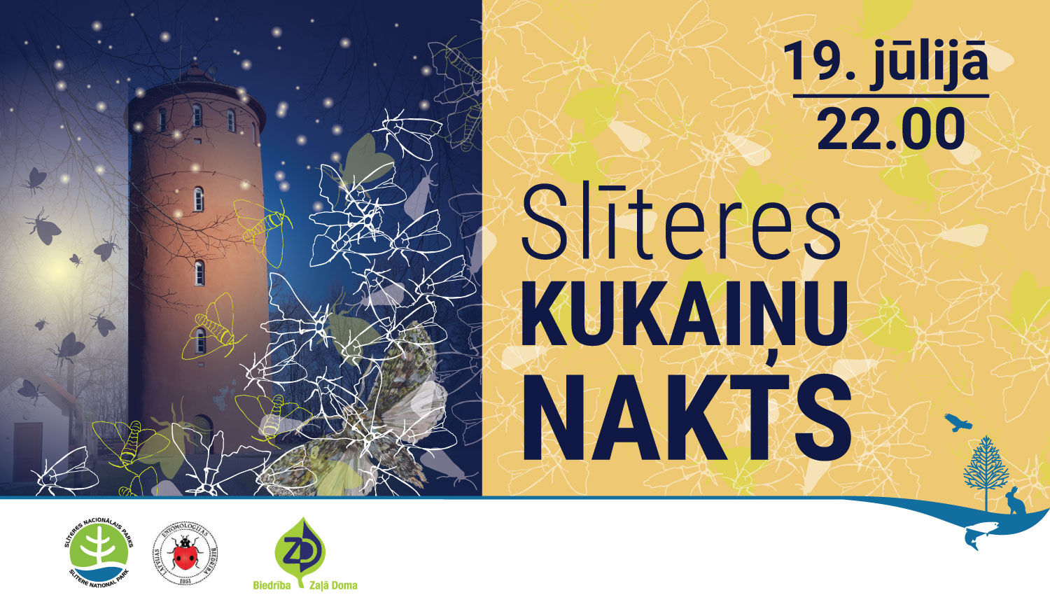 Kukaiņu nakts Slīterē vizuālis