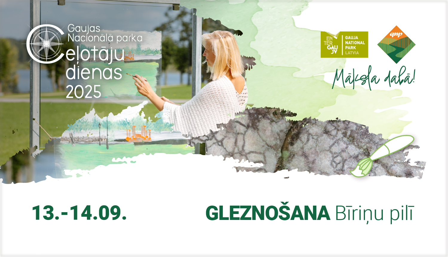 Gleznošana Bīriņu pilī