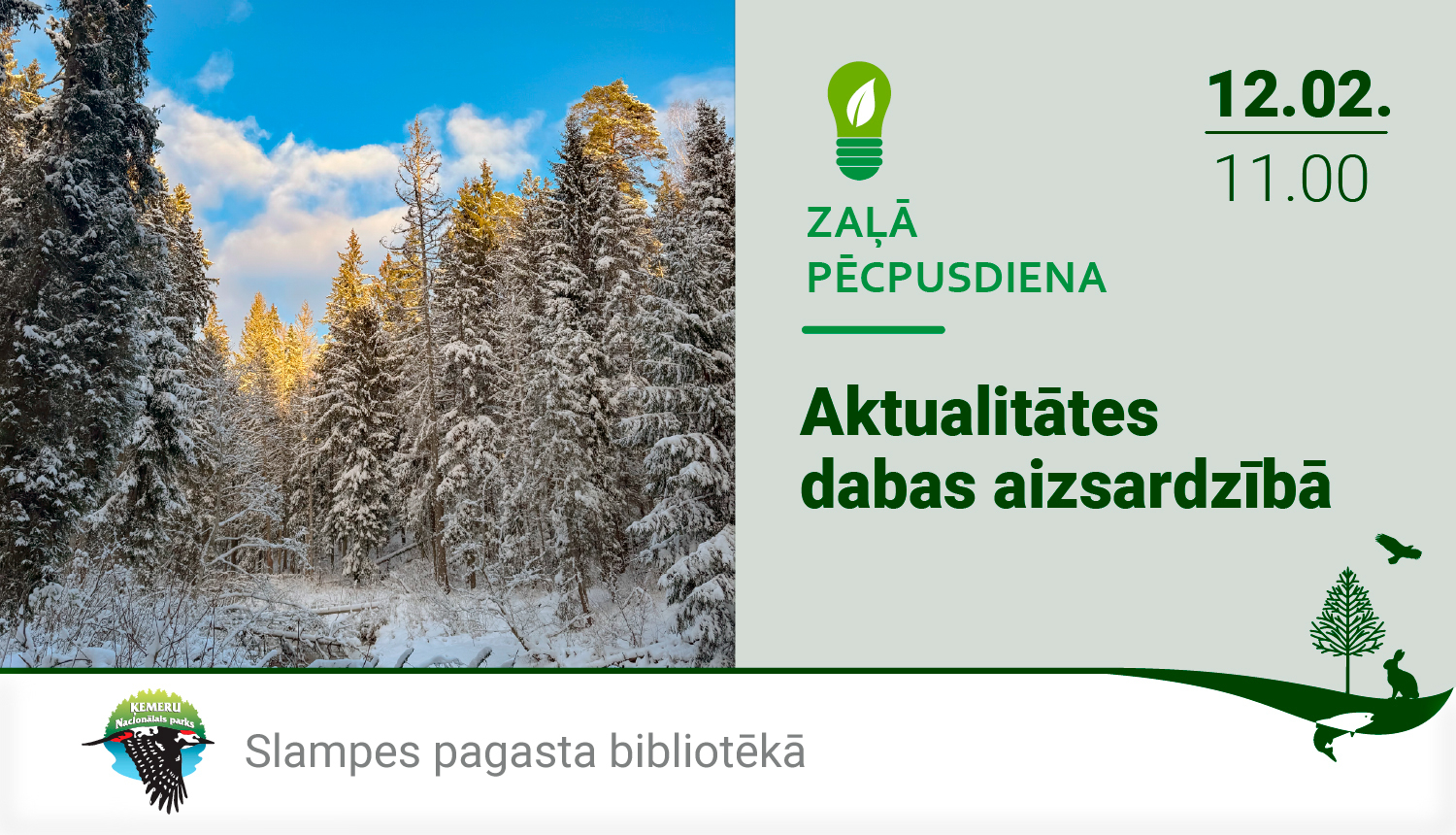 Zaļās pēcpusdienas reklāmas attēls 