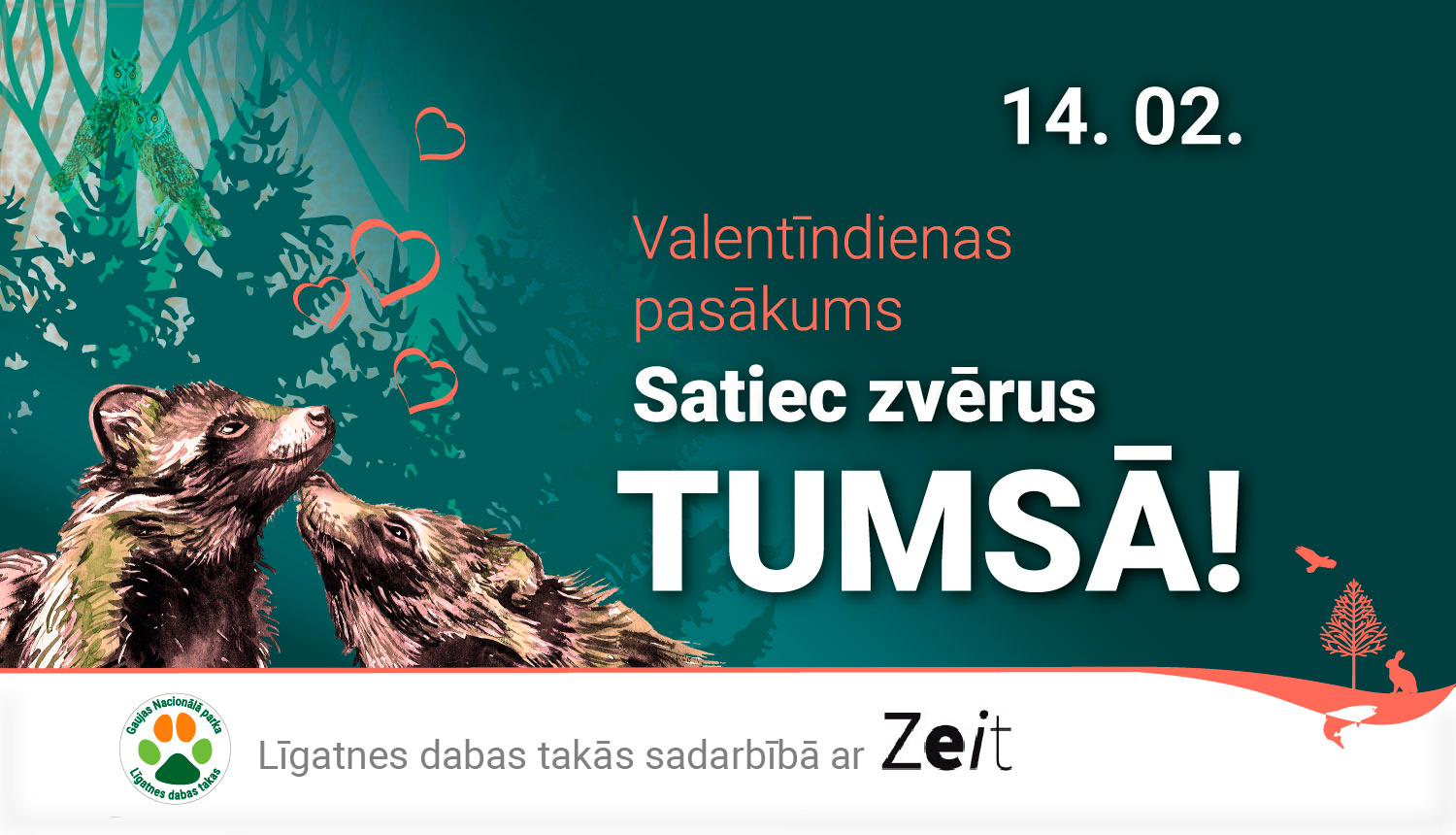 Satiec zvērus tumsā