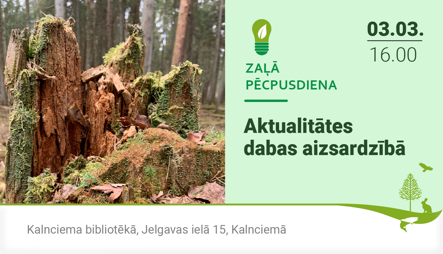Zaļās pēcpusdienas reklāma