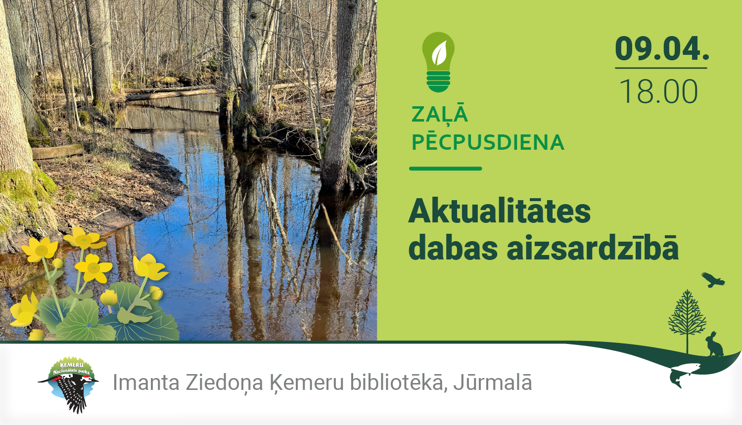 Zaļās pēcpusdienas reklāmas attēls