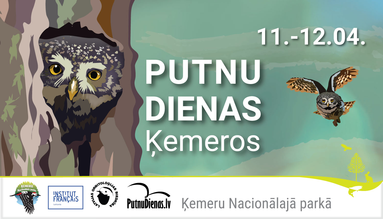 Putnu dienu pasākuma reklāma