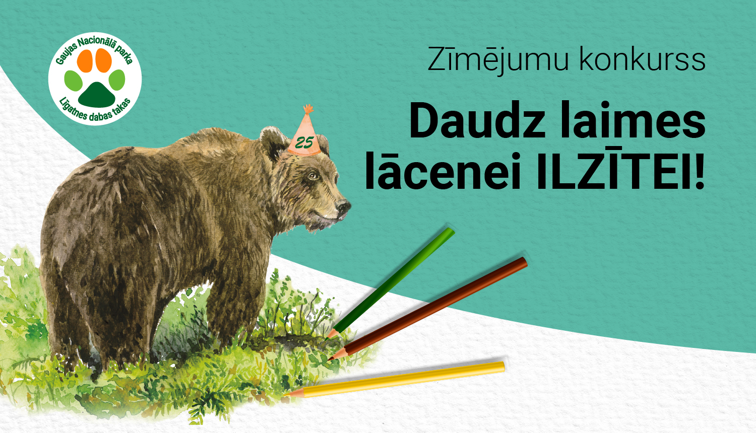 Skolēni aicināti piedalīties zīmējumu konkursā par godu lācenes Ilzītes 25 gadu jubilejai