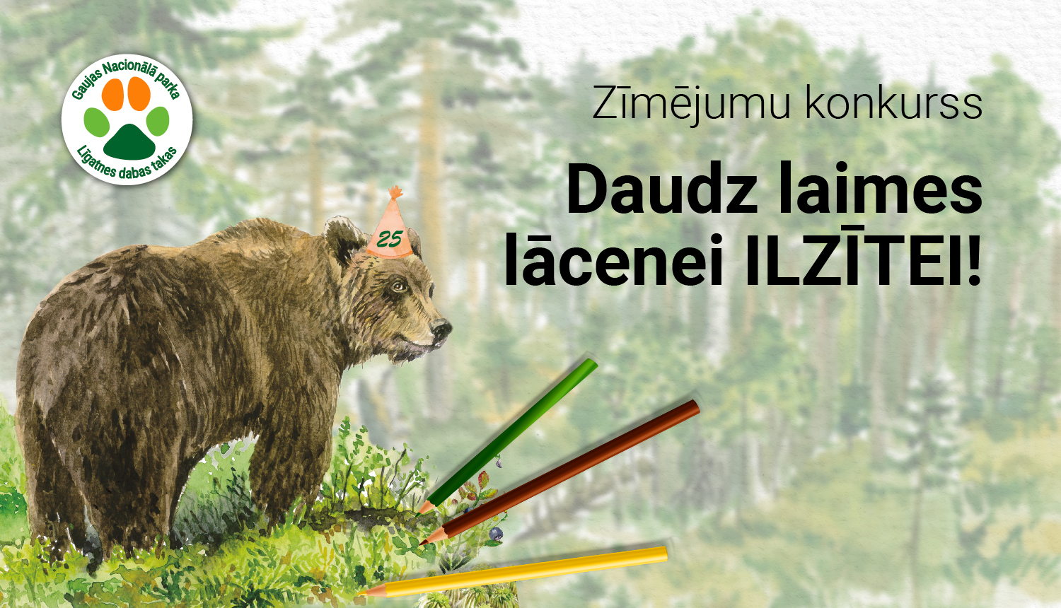 Zīmējumu konkursa noslēguma reklāma