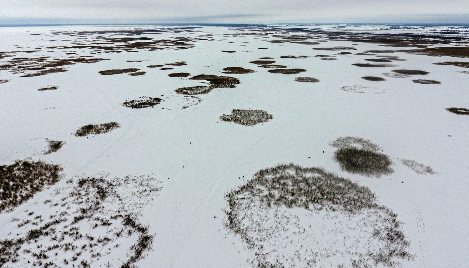 Lubāna mitrājs ziemā