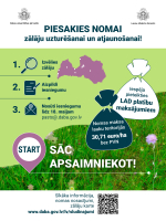 Piesakies nomai zālāju uzturēšanai un apsaimniekošanai