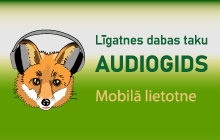 Mobilā lietotne Līgatnes dabas taku AUDIOGIDS