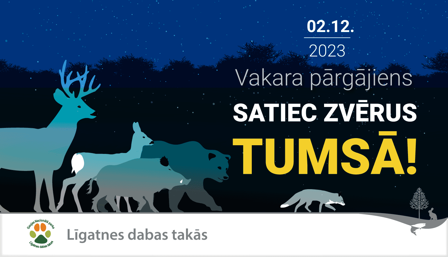 Satiec zvērus tumsā