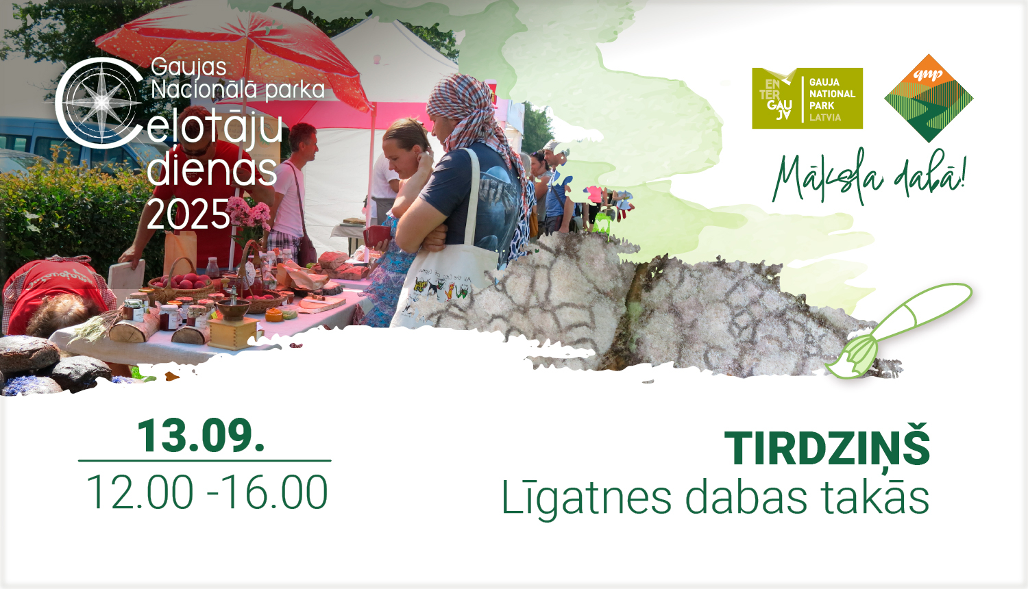 ceļotāju dienas tirdziņš Līgatnes dabas takās