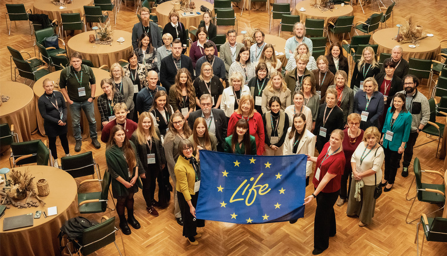 Projekta LIFE REEF noslēguma konferences dalībnieki