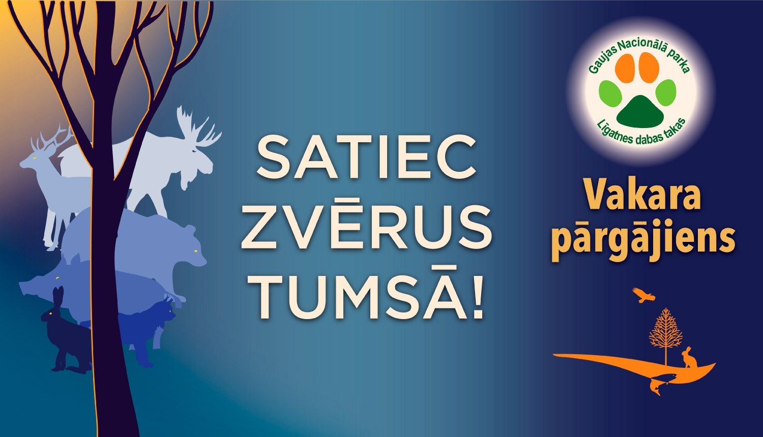 Pasākums "Satiec zvērus tumsā"