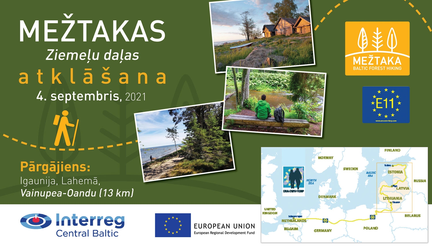 Mežtakas EE posma atklāšana