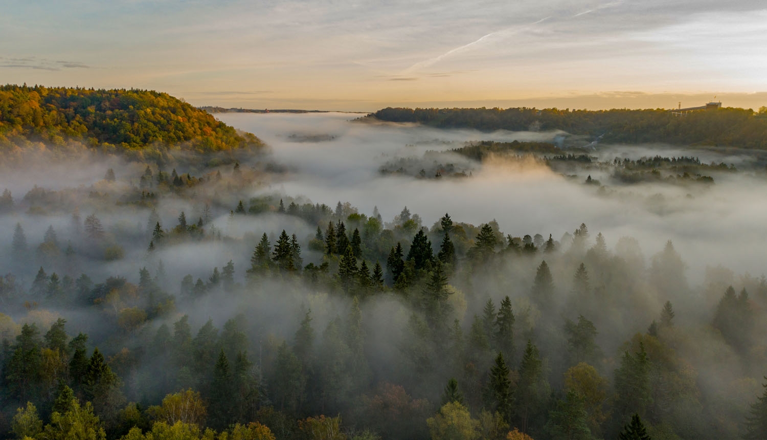 Gaujas Nacionālais parks. Gauja pie Siguldas. Foto Jānis Zilvers.