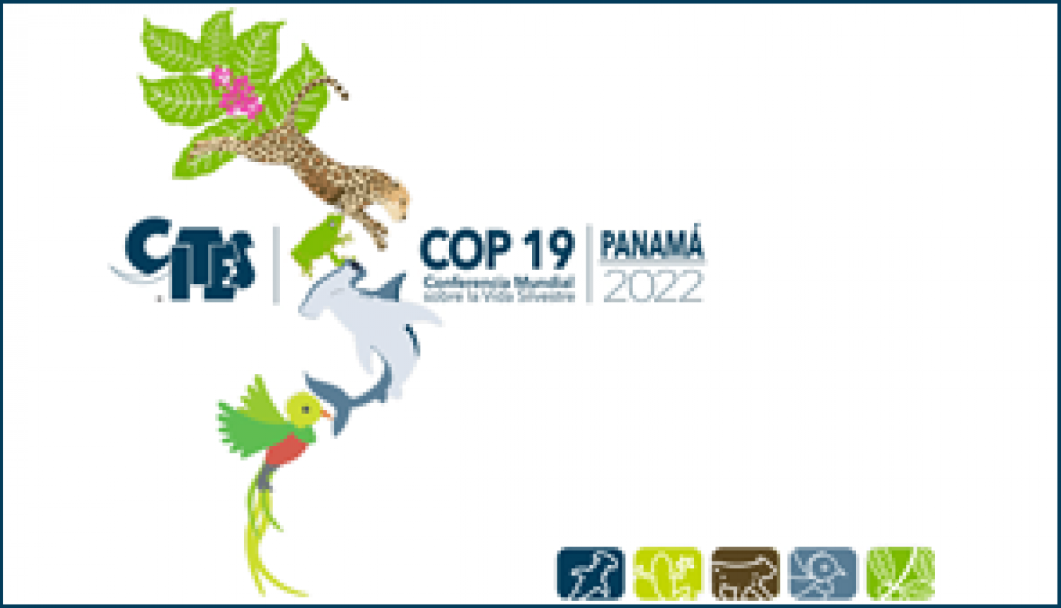 CITES dalībvalstu 19. konferences logo
